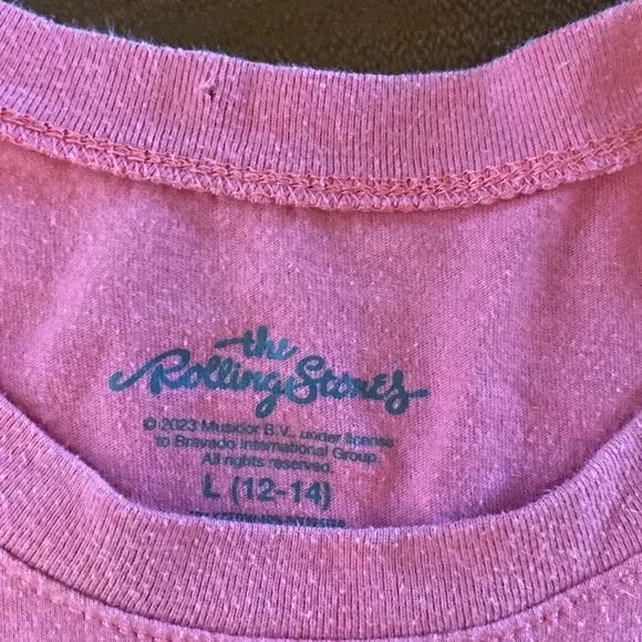 Rolling Stones Pink Graphic T-Shirt - Picture 2 of 3